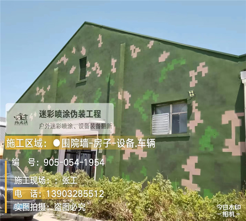 虹口外墙数码迷彩漆施工报价清单（100㎡标准墙面测算）